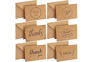 Best Paper Greetings Rustic Thank You Cards