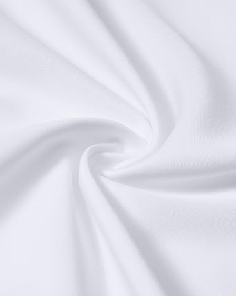 Mens Wrinkle Free Dress Shirts Regular Fit Business Button Down Shirt Formal Long Sleeve Wedding Stretch Shirts