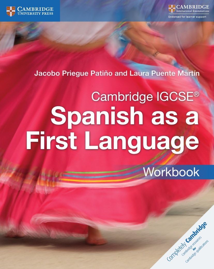 Cambridge IGCSE® Spanish as a First Language Workbook (Cambridge International IGCSE) (Spanish Edition)