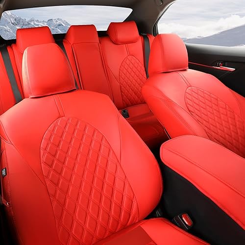 Miniatura 7 de GIANT PANDA Juego completo de fundas de asiento de automóvil personalizadas para Toyota Camry XLE XSE XLE-V6 XSE-V6 2018 2019 2020 2021 2022 2023