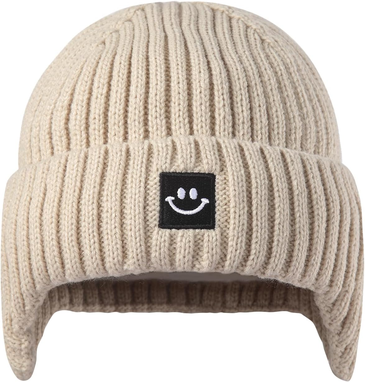 MaxNova 2 Pack Baby Beanie Toddler Winter Hat with Earflap for Girls Boys 0-8 Years - Image 6