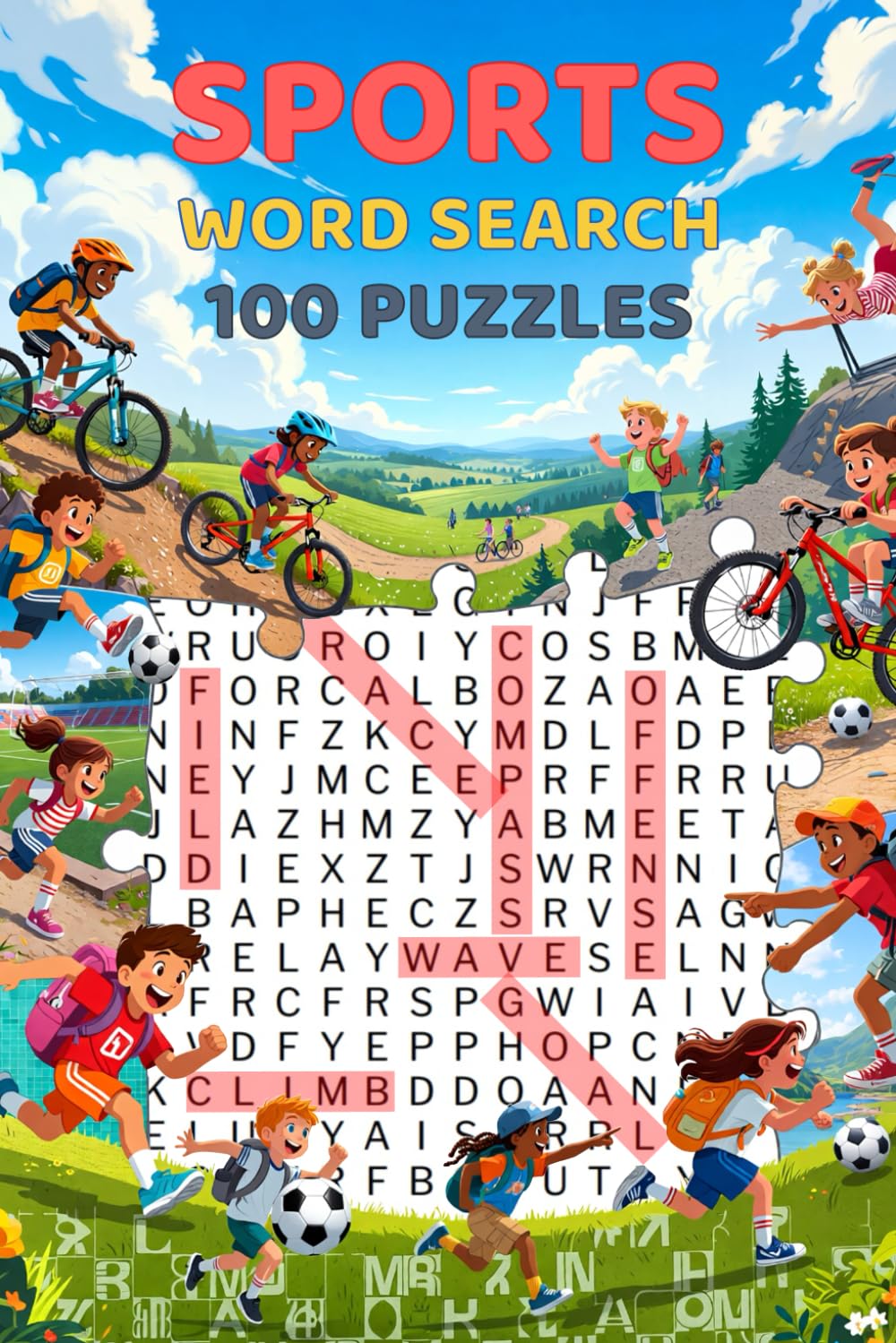 Sports Word Search Puzzle Book for Kids Ages 9–12: 100 Sports Word Search Puzzles to Improve Vocabulary, Spelling, and Concentration (Word Search Challenges)