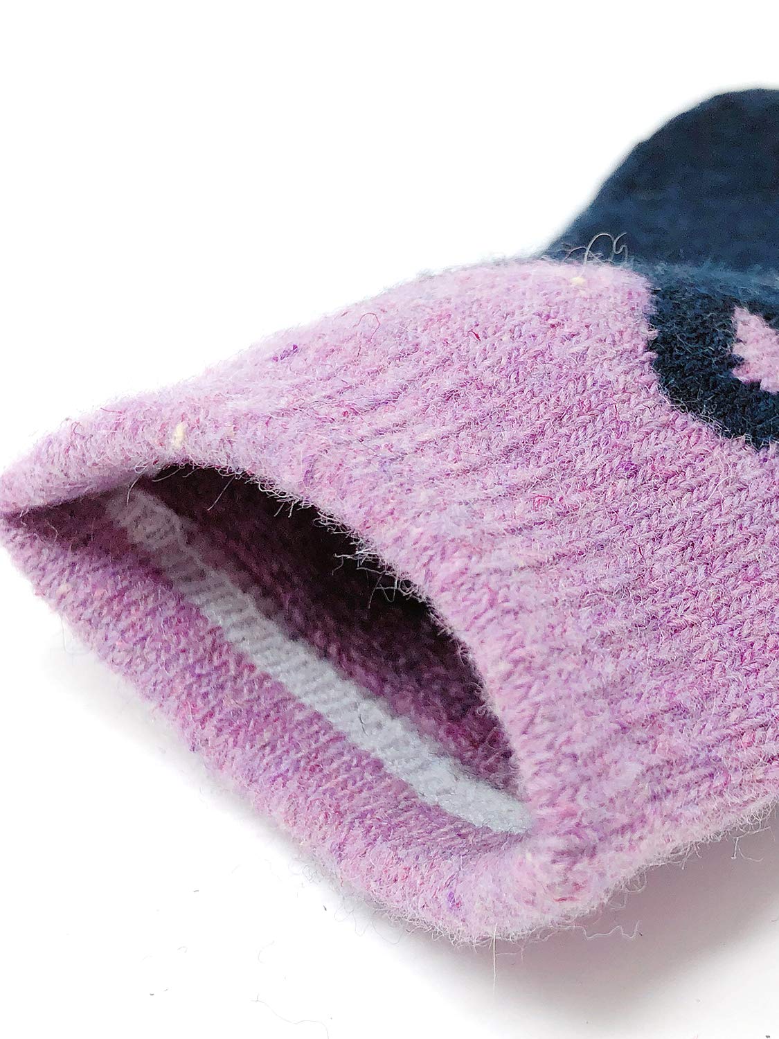Wrapables Children's Thick Winter Warm Wool Socks (Set of 6), Cats L