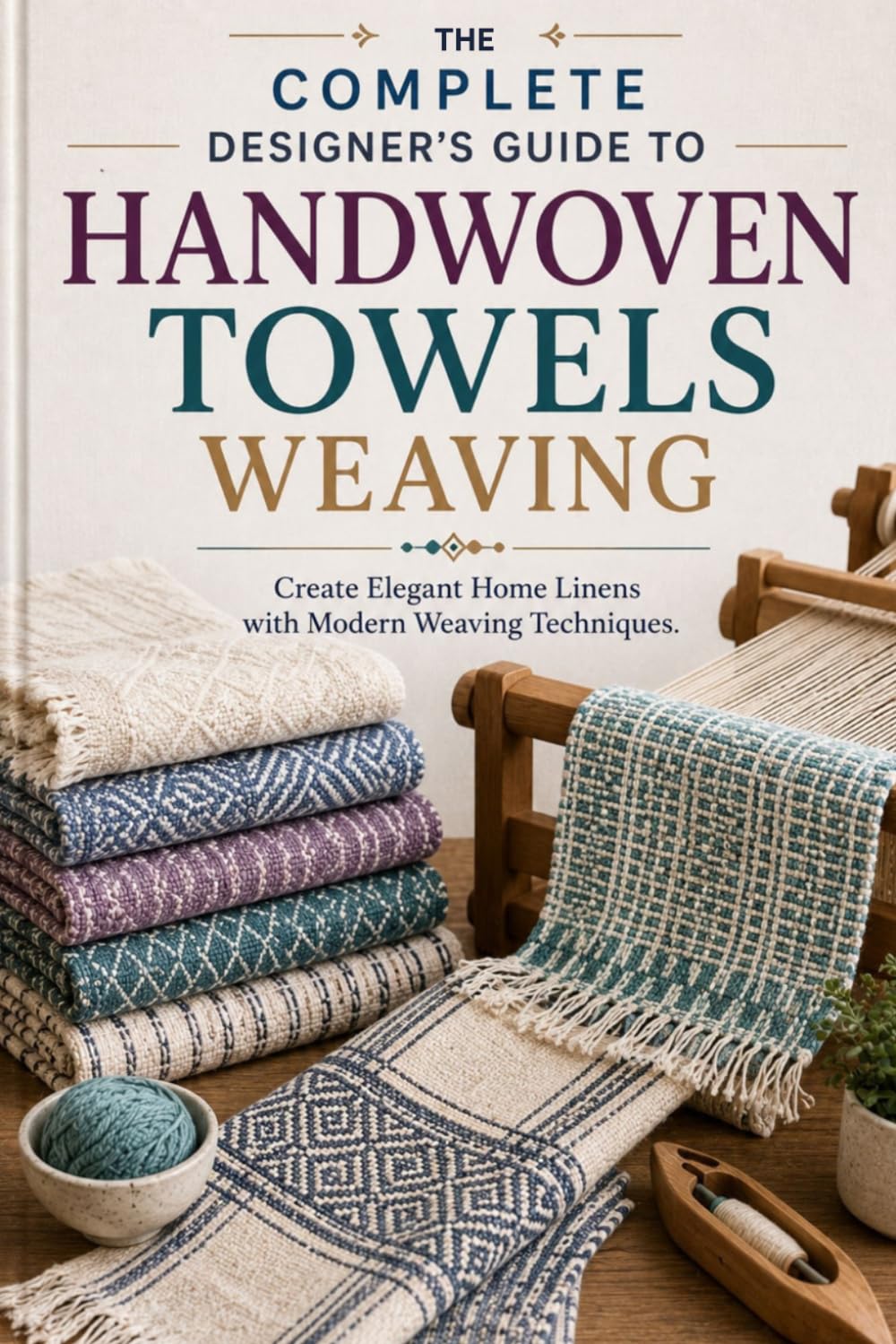 THE COMPLETE DESIGNER'S GUIDE TO HANDWOVEN TOWELS WEAVING: Create Elegant Home Linens with Modern Weaving Techniques