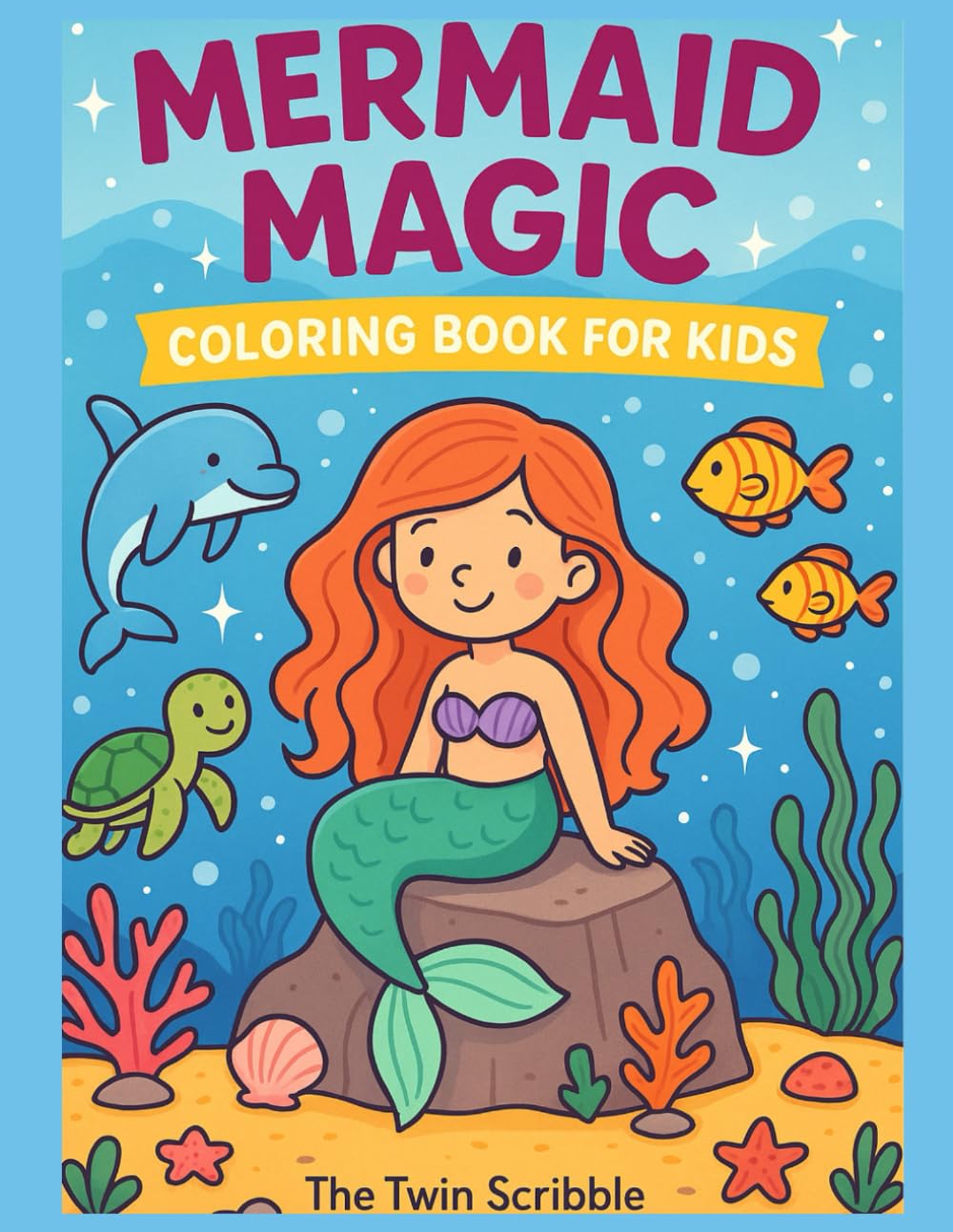 Mermaid Magic Coloring Book for Kids: 30 Fun and Enchanting Underwater Scenes to Spark Imagination and Creativity: 30 Fun and Enchanting Underwater Scenes to Spark Imagination and Creativity