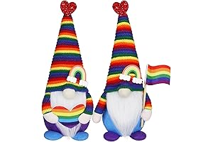 Miniature Pride Gnome Decorations: Celebrate Inclusivity with Charming Decor