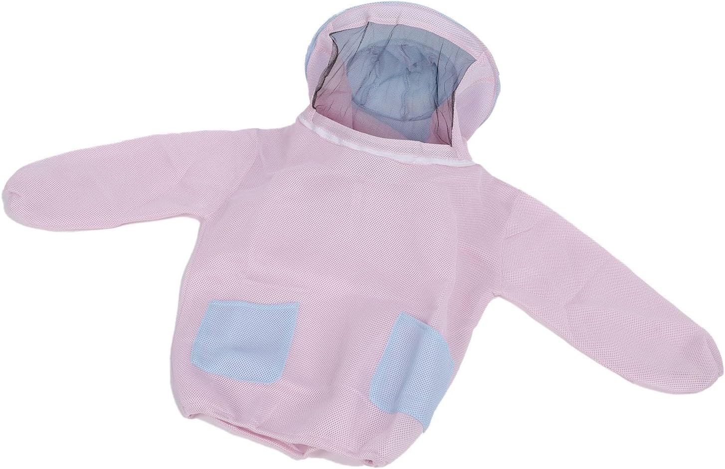 Fafeicy Beekeeping Jacket, Breathable Mesh Cotton with Tightened Cuffs and Veil, Comfortable Protective Suit for Women Beekeepers