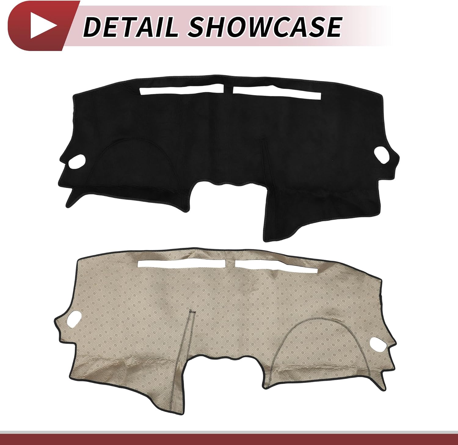 Dashboard Dash Cover for Nissan-Altima 2007-2012 Interior Dashboard Mat Black Suede Silicone
