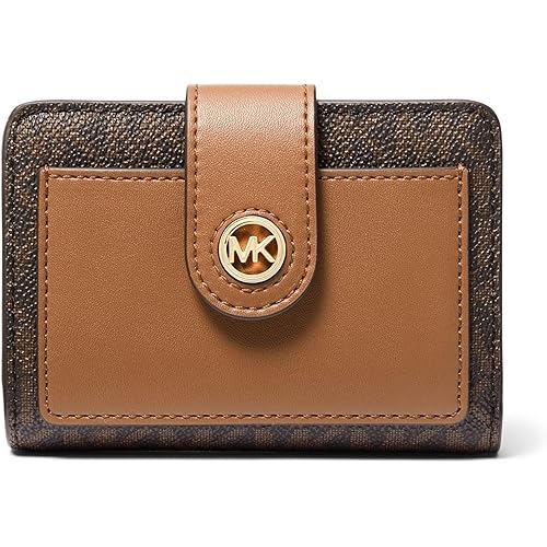 Michael Kors MK Charm Small Tab Compact Pocket Wallet