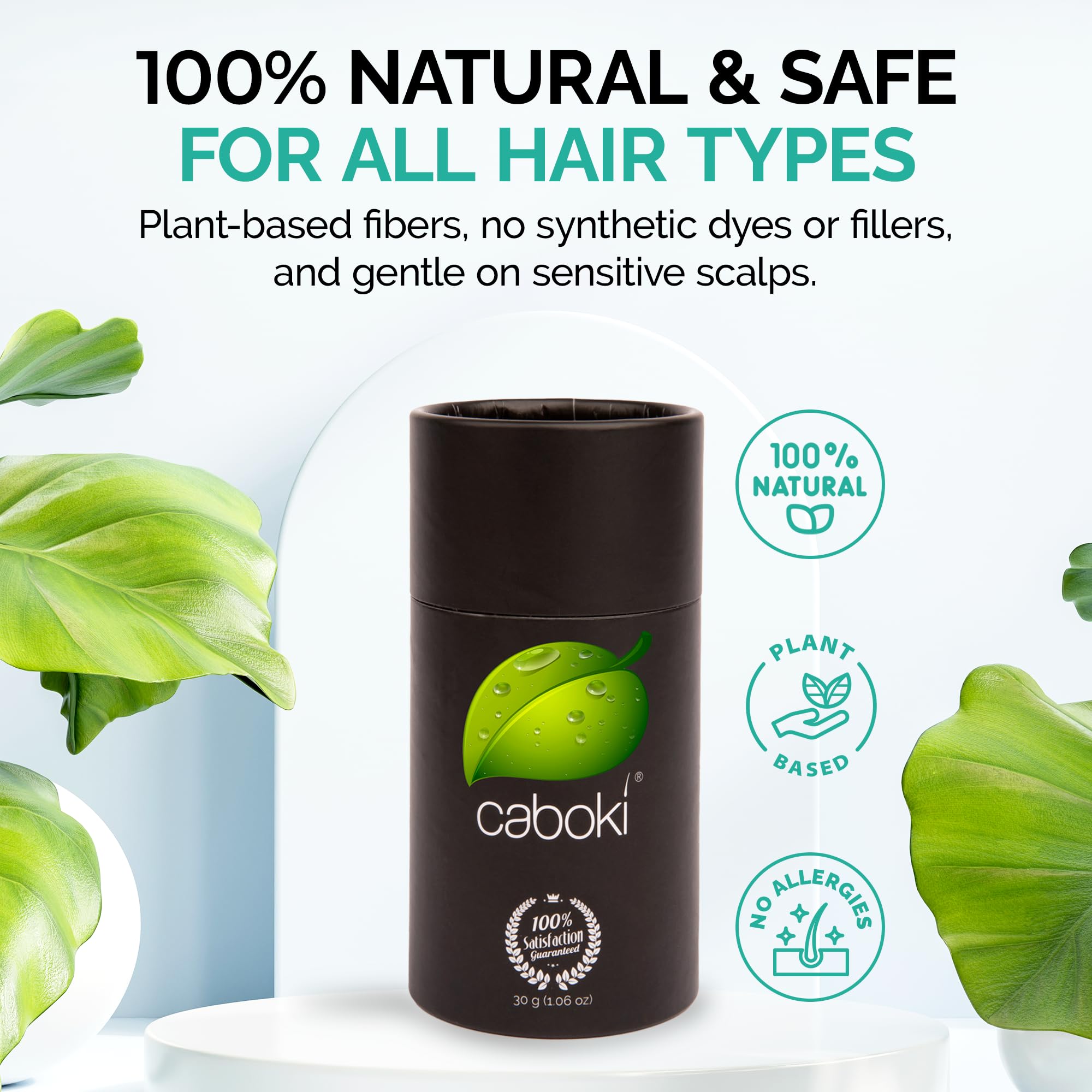Caboki Plant-Based Hair Fibers for Thinning Hair, 30g