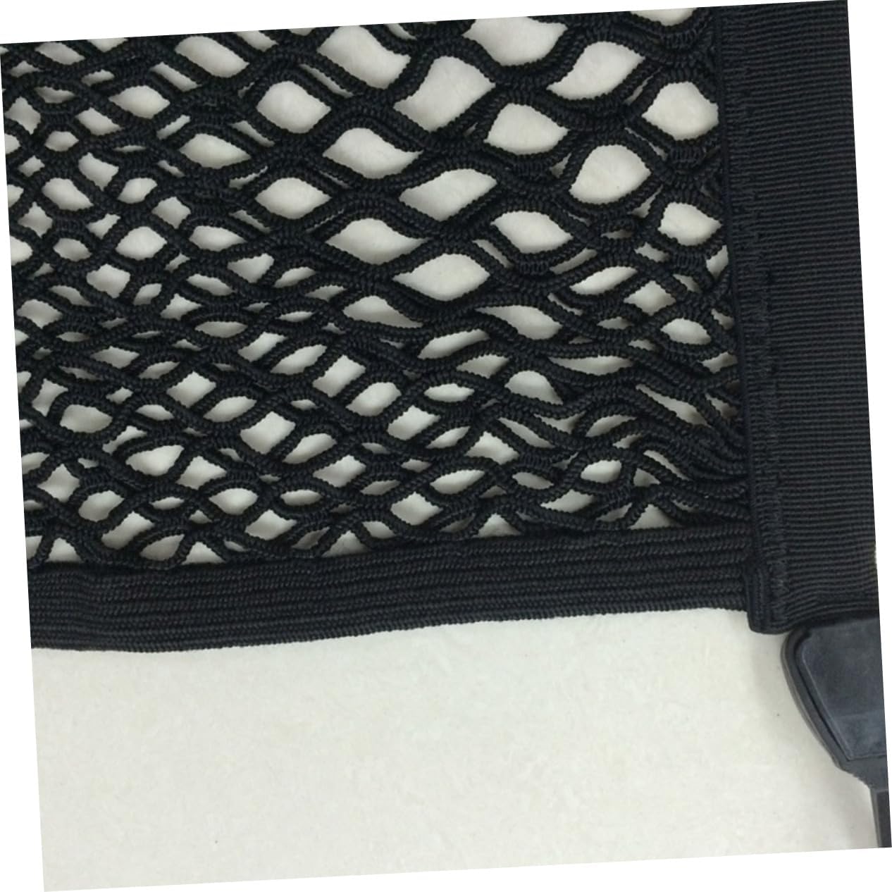Alipis Double Layer Trunk Cargo Net Organizer 100x80cm Elastic Car Storage Net for SUV Truck and Van