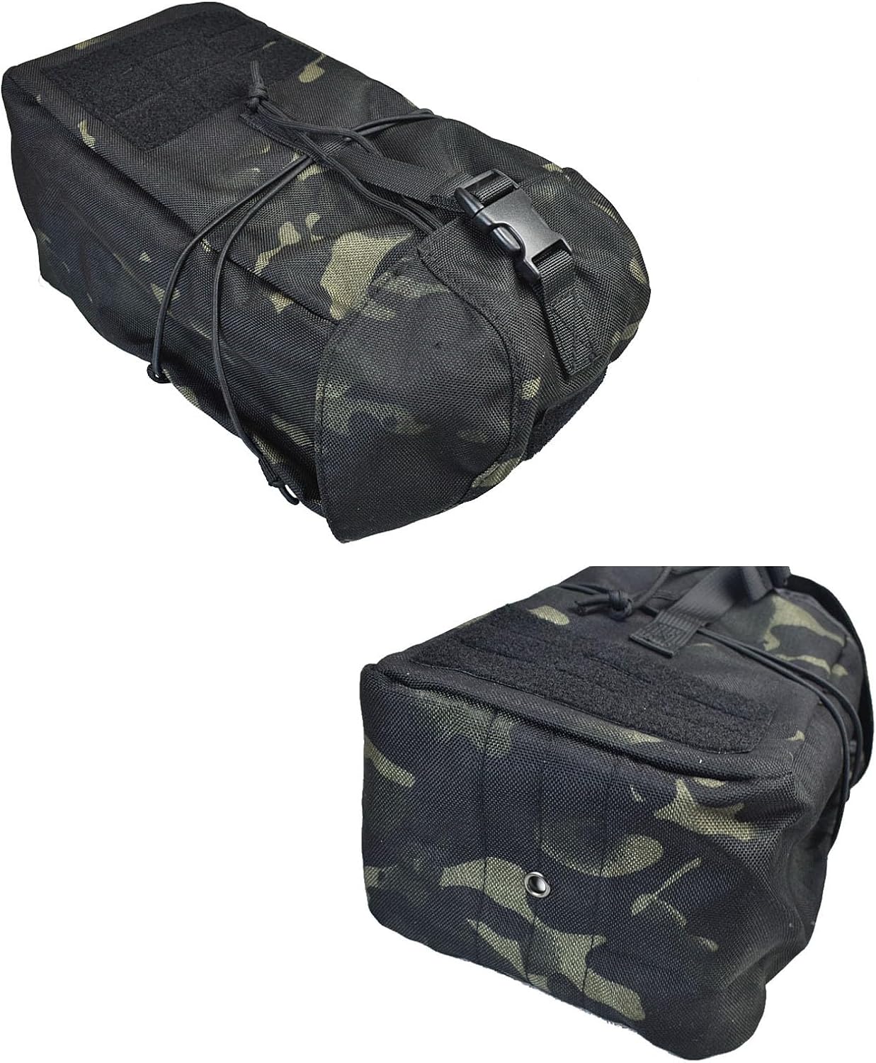 Tactical Molle Pouch Large Capacity Dump Pouch Drawstring Magazine Tactical Utility Pouch Recycling Pouch Bag Belt Waist Bag