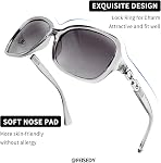 FEISEDY Vintage Square Polarized Sunglasses for Women UV400 Outdoor Driving Street Fashion Sunglasses B2526