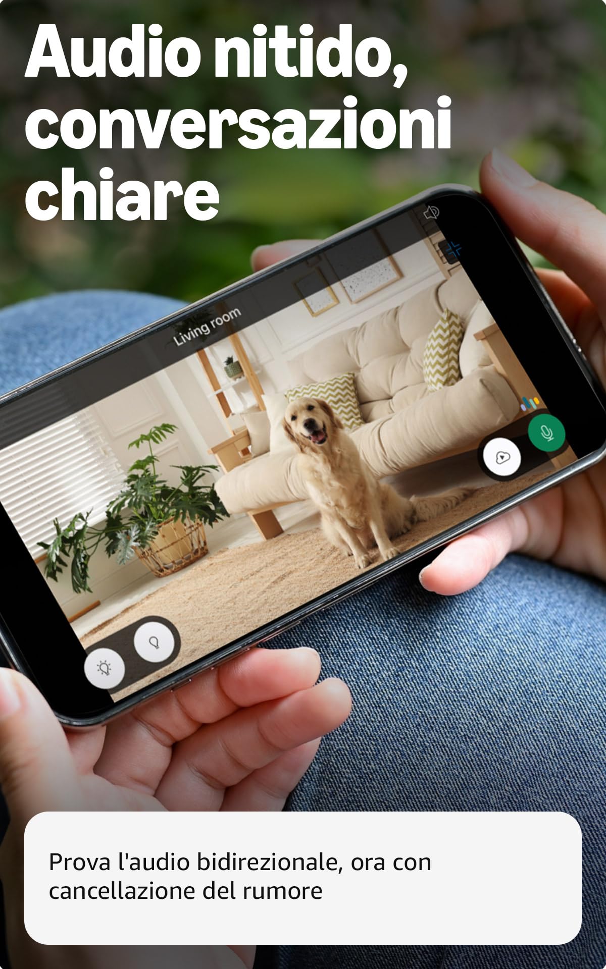 Videocamera Mini 2K+ Blink (ultimo modello) | Videocamera di sicurezza domestica con alimentatore plug-in, risoluzione video 2K, zoom 4x, visione notturna a colori | 2 videocamere – Bianche