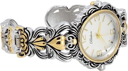 Miniatura 4 de Blekon Collections - Reloj de pulsera de cuarzo japonés para mujer, estilo egipcio, estilo concho