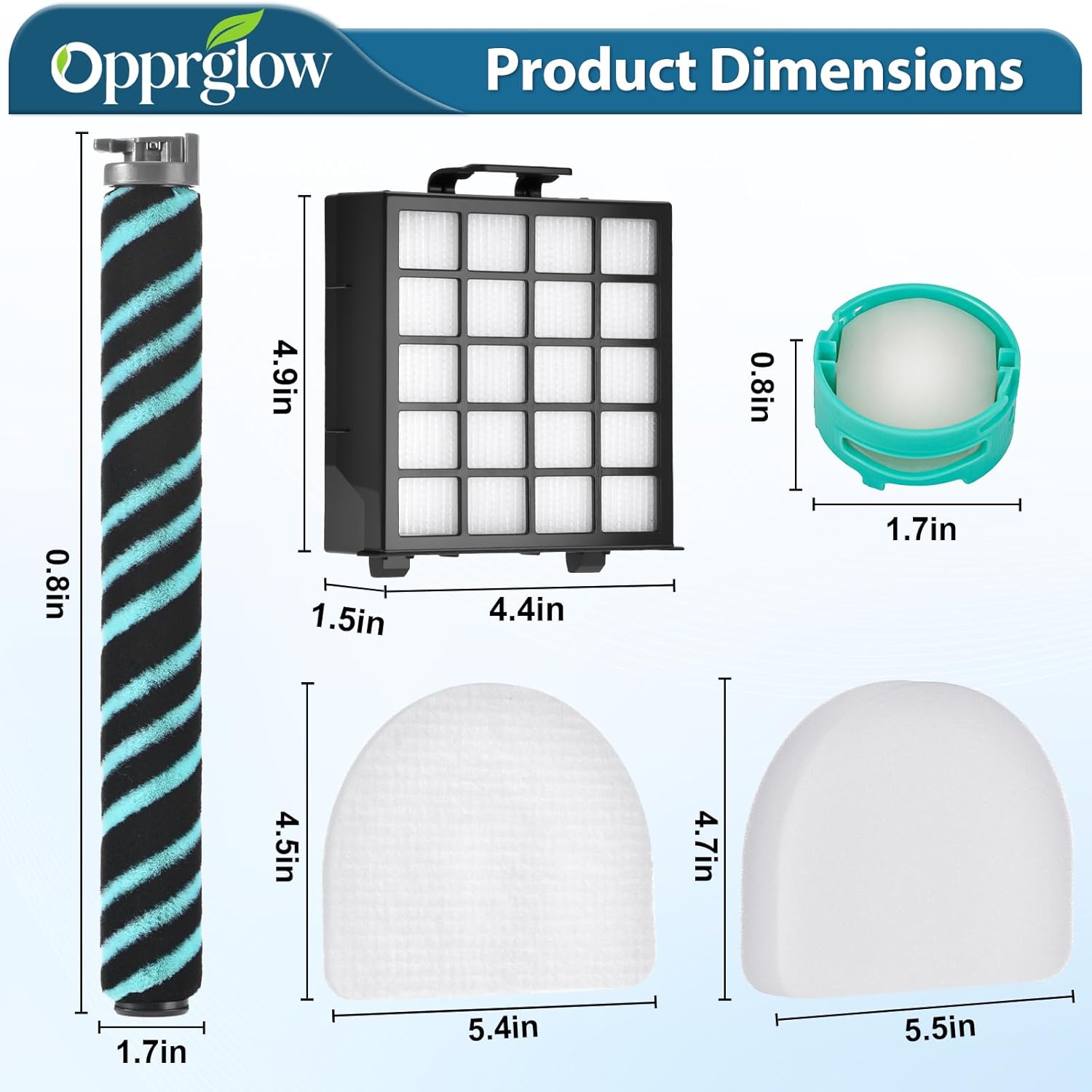 AZ4000 Replacement Filter for Shark AZ4000 AZ4002 AZ4000C AZ4002W Power Detect Upright Vacuum, 1 Brushroll, 2 Filters, 6 Foam & Felt Filters, 4 Odor Neutralizer Cartridges, 14 Pack