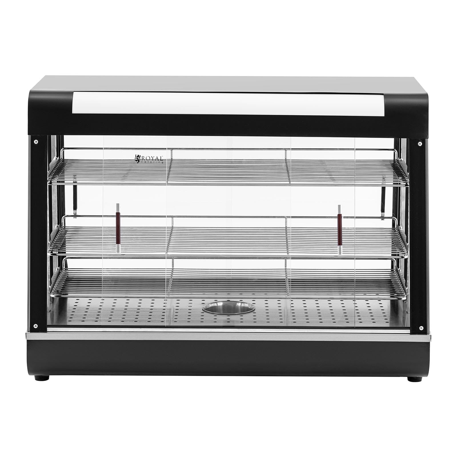 Royal Catering RC-HTDLD Comptoir chaud cm Royal Catering 1600 W Vitrine de maintien au chaud