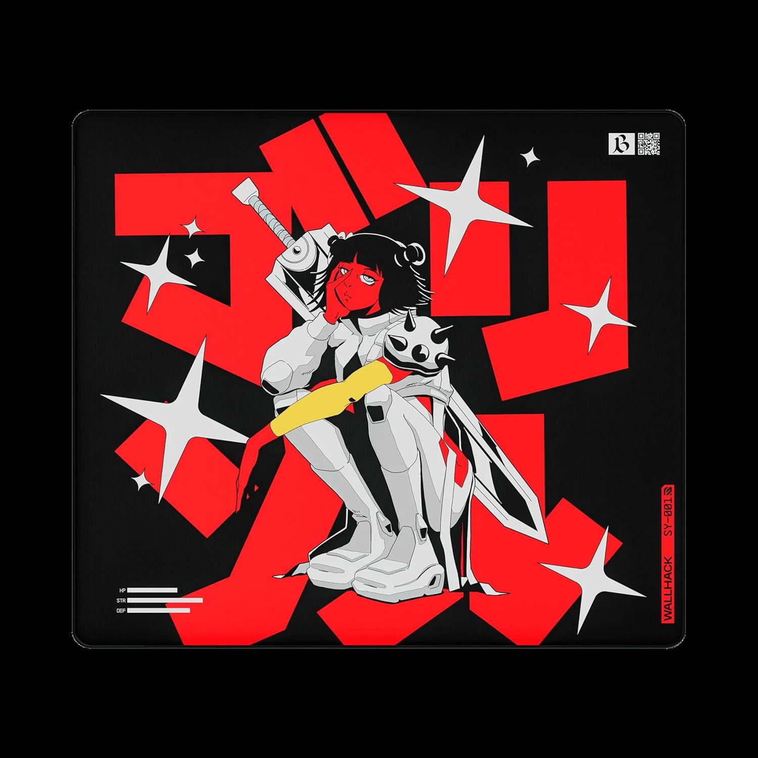 Wallhack Ultimate Controlled Speed pad & Precision Gaming Mouse Pad | Enhanced Surface for Professional Gamers Mouse Mat (Arcade Twins Yume (Control))
