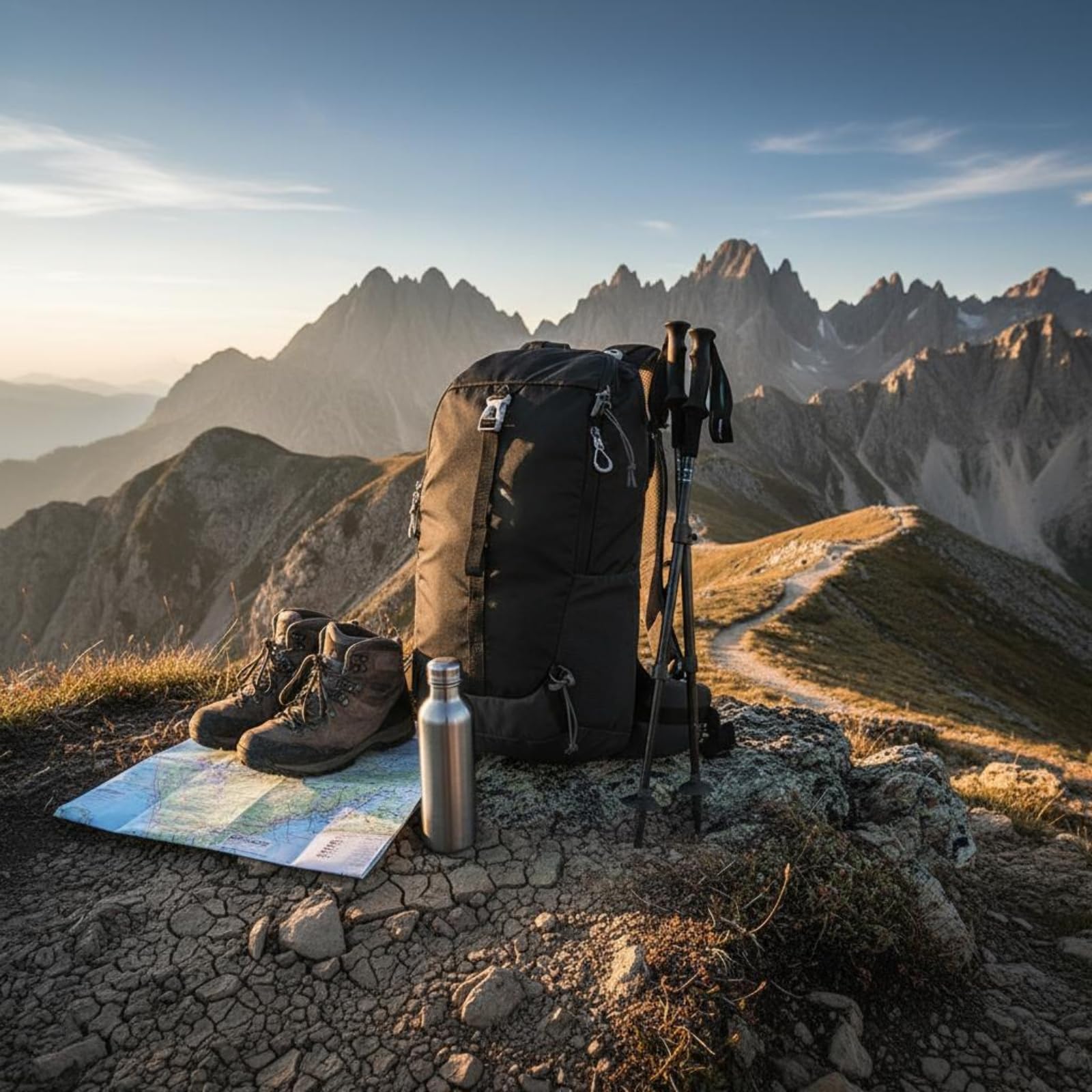 Zaino da Trekking Zaino Escursionismo Borsa Montagna Zaino Outdoor Zaino per Montagna in Nylon Leggero E Robusto con 25L Adatto per Passeggiate, Arancione, Arancione Rosso