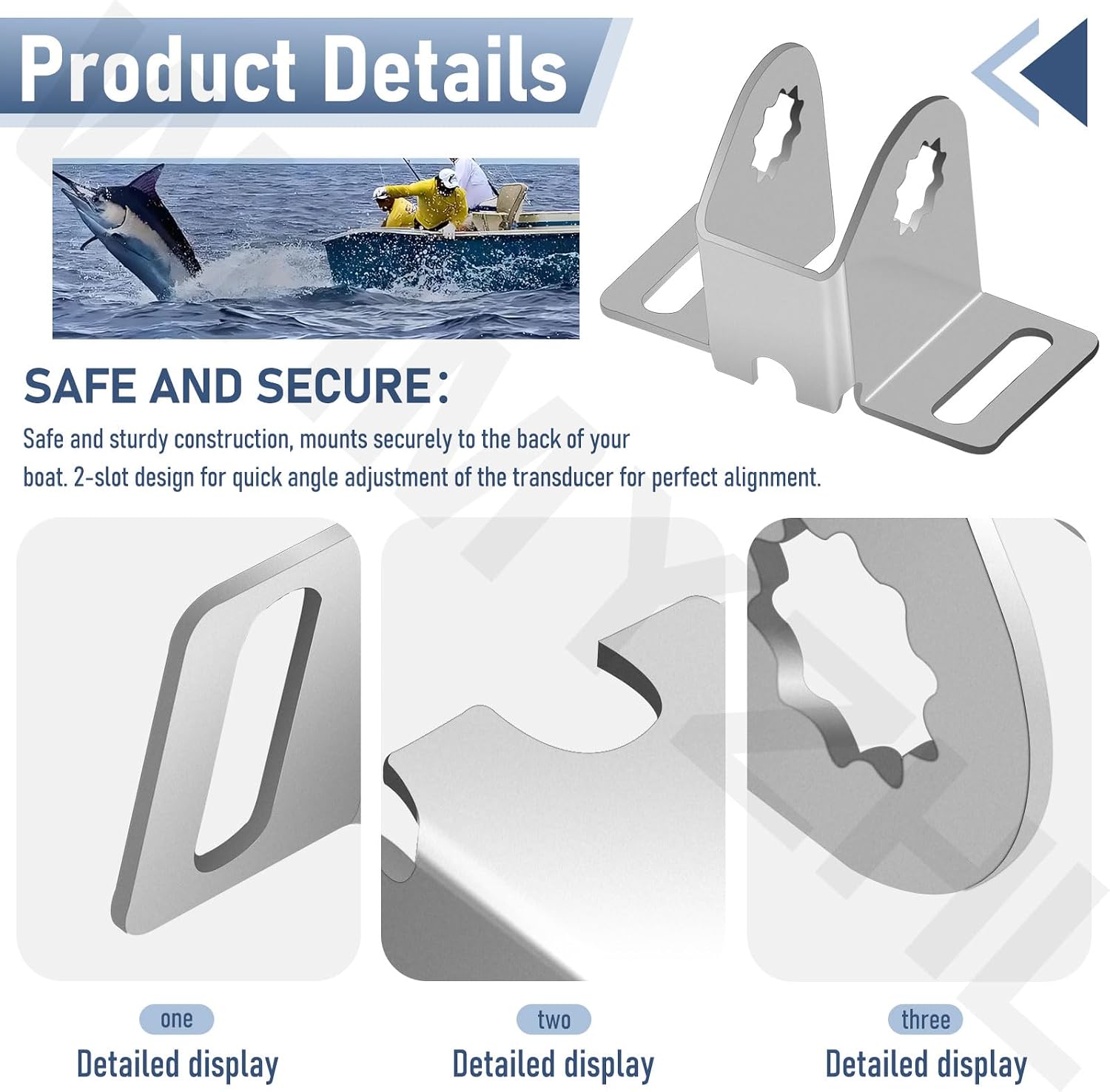 000-14193-001 Transom Mount Bracket Compatible with Lowrance TripleShot Transducer