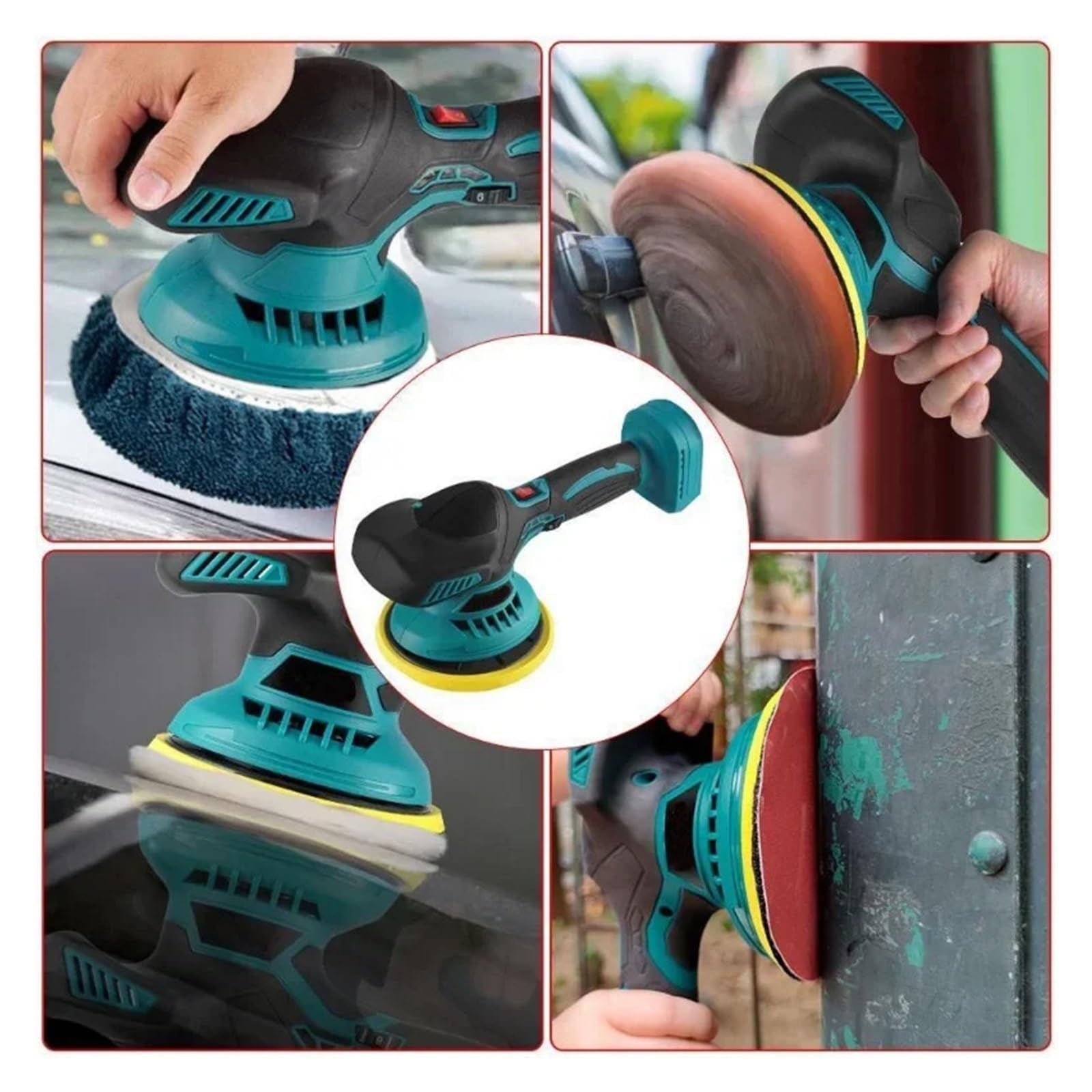 Amazon.co.jp: 7000 RPM コードレスポリッシャー、電気自動車研磨機