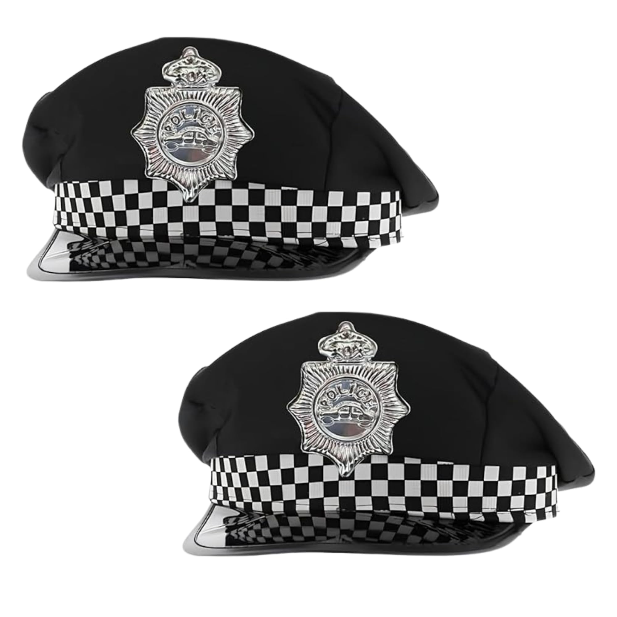 FNA FASHIONS® Children’s Policeman Hat – Kids Police Officer Costume Accessory for Halloween, Fancy Dress, and Role Play (2)