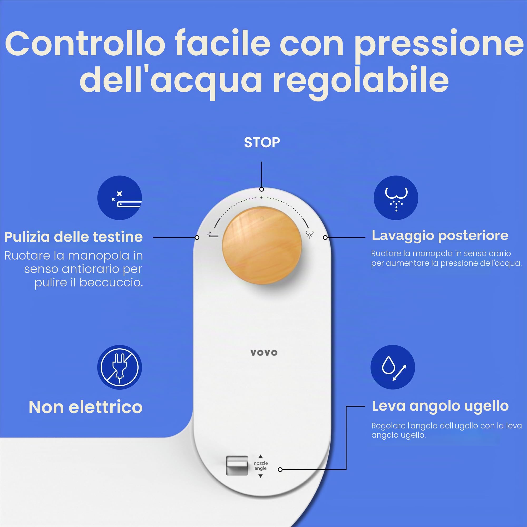 Sedile bidet non elettrico Basic 9