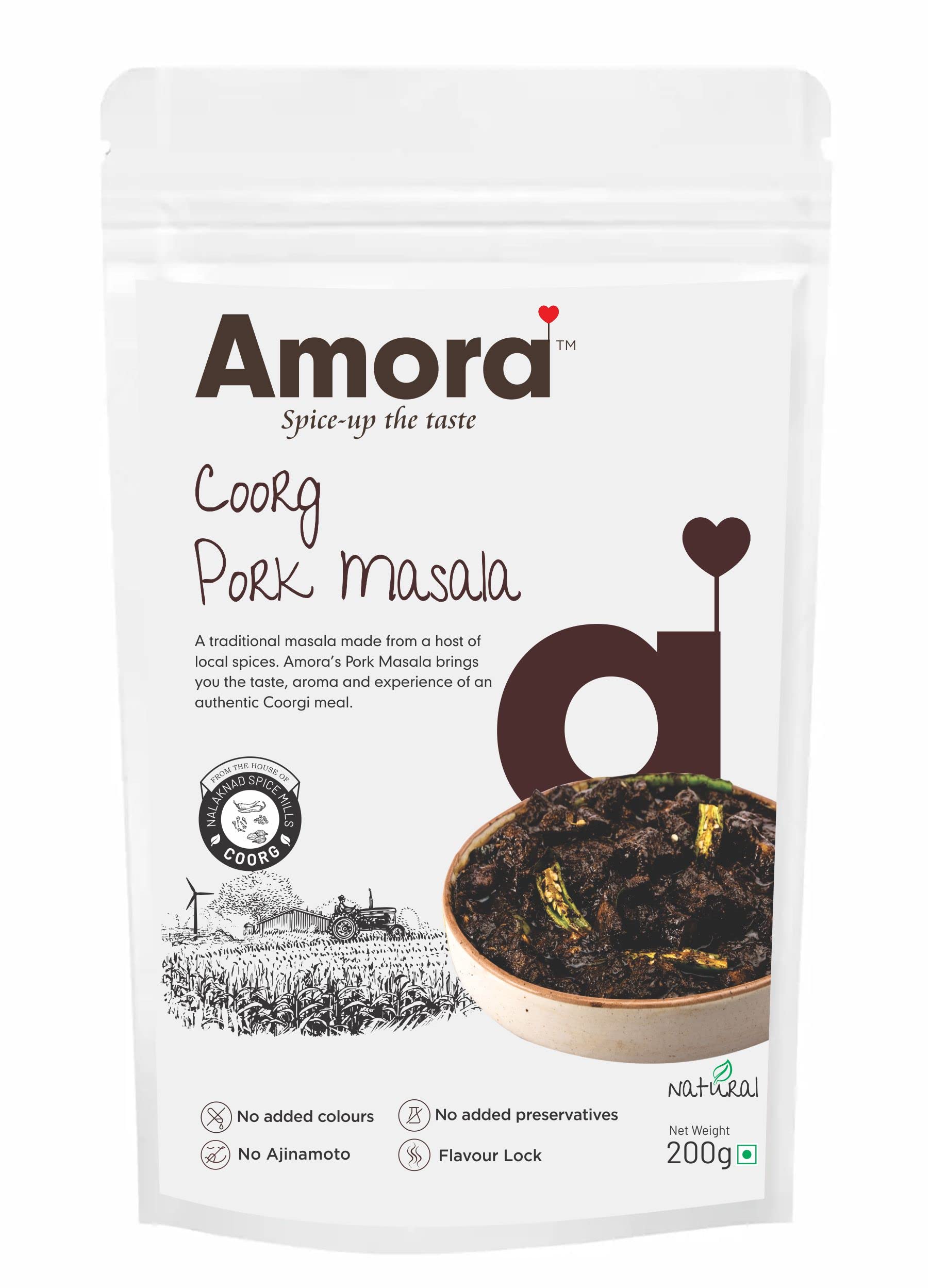 Amora Coorg Pork masala - 200 gms - Spice Blend (B0BDMXBWNZ) Amazon Price History, Amazon Price Tracker