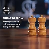Vista 5 de Cole & Mason London - Molinillo de especias recargable, accesorio de cocina y hogar, molinillo de pimienta negra de mesa, molinillo de pimienta