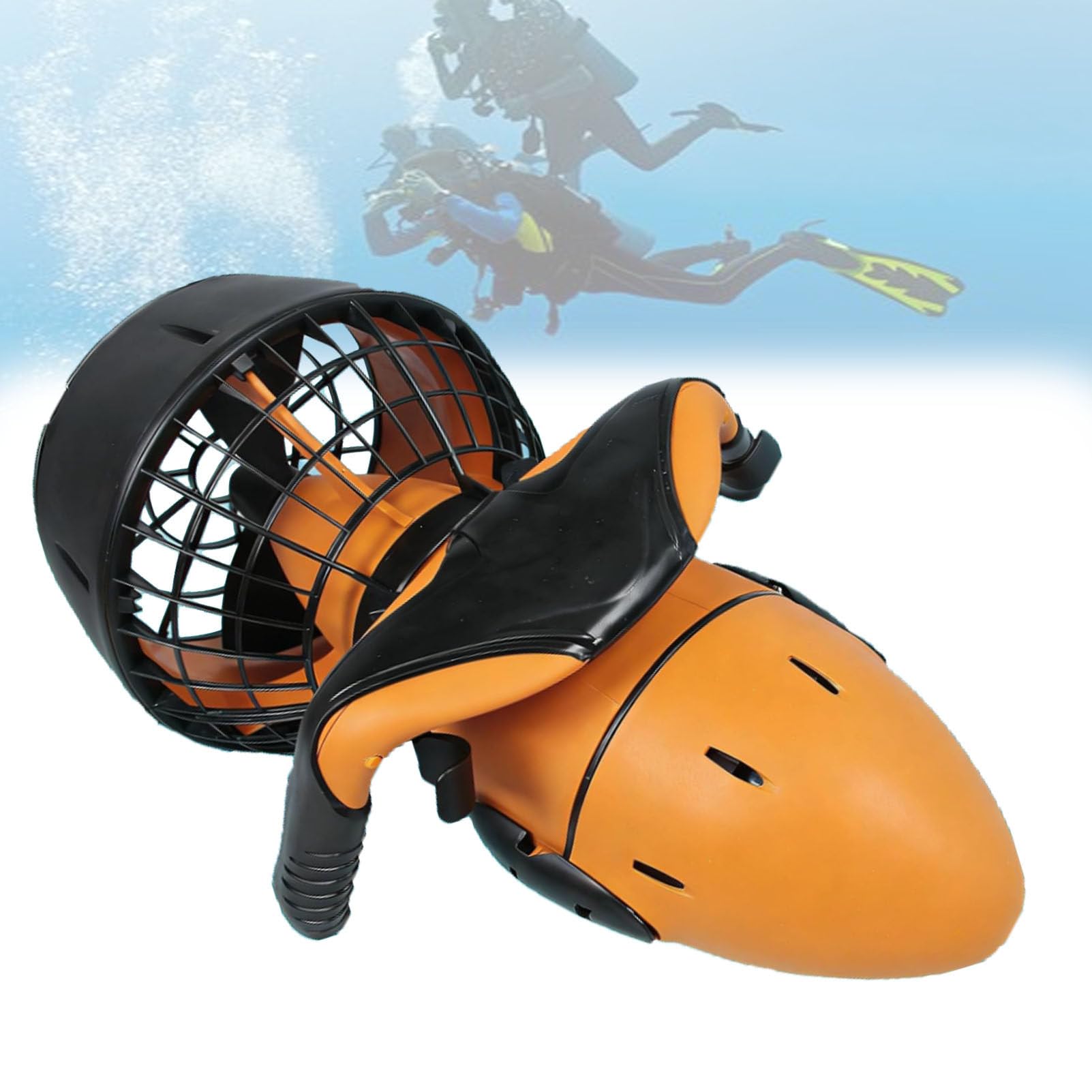 Zowdrix Portable Underwater Sea Scooter, 500W Powered Thruster, 25M Depth Capacity, 60-Minute Runtime, Diver Propulsion Vehicle for Swimming Pools and Open Sea Cruising