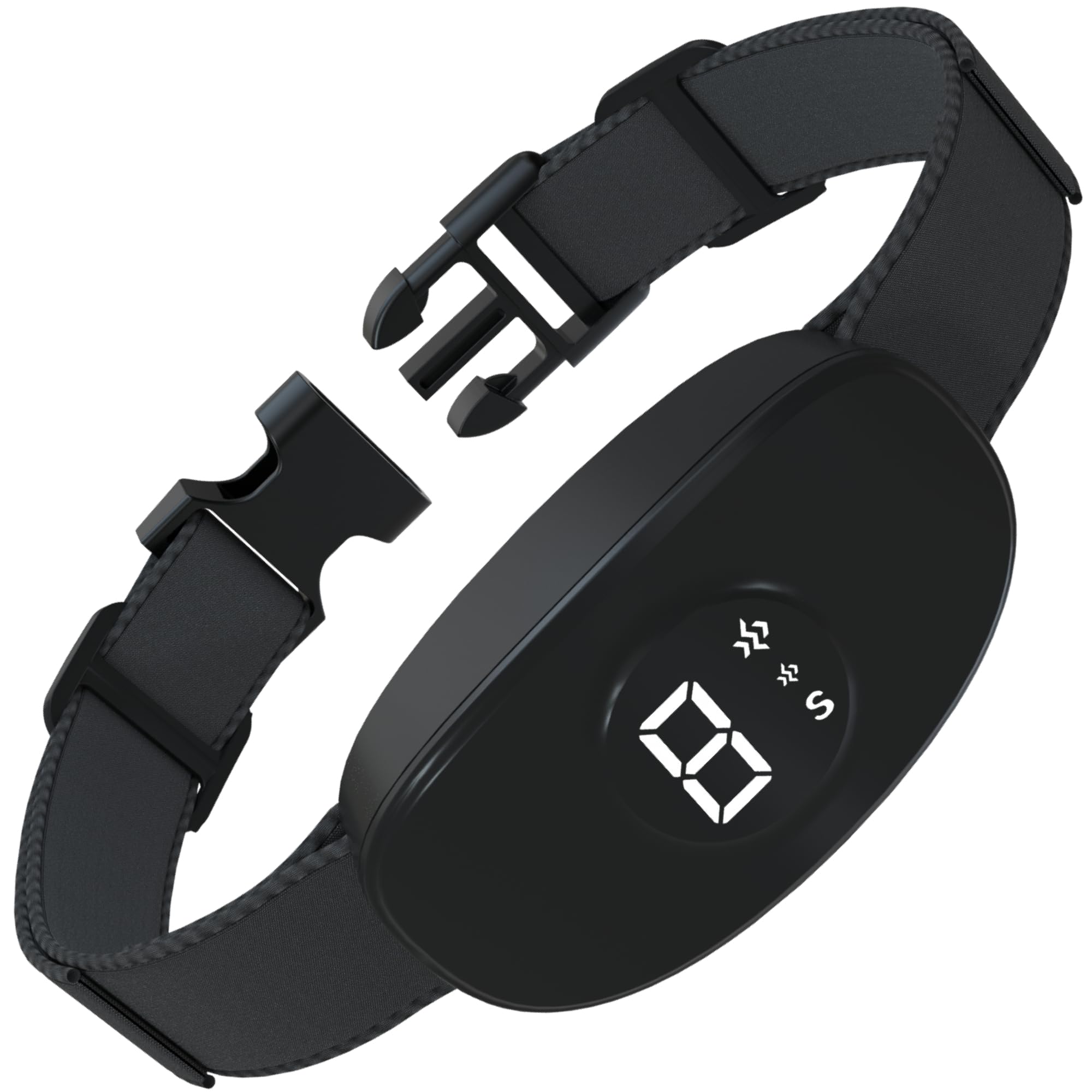 Anti-Bark Collar for Dogs, No Shock, Automatic Collar with 8 Adjustable Sensitivity, 3 Vibration Modes/Strong Vibration/Sound, Suitable for All Dogs