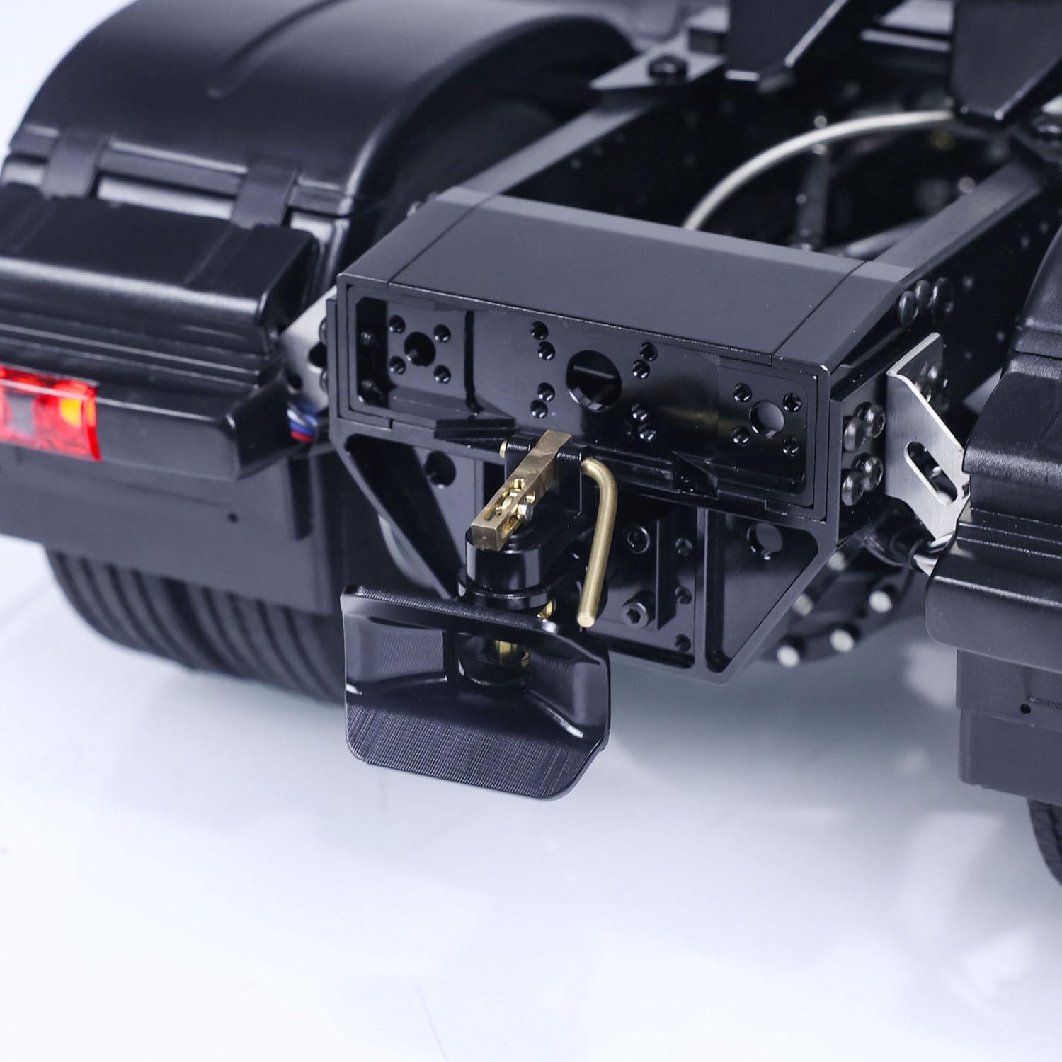 1:14 RC tractor camión chasis de metal remoto controlado coche pintado montado