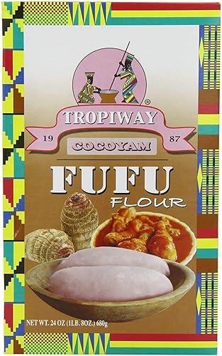 Tropiway Harina de ufu de Cocoyam - 24.02 oz - Paquete de 1