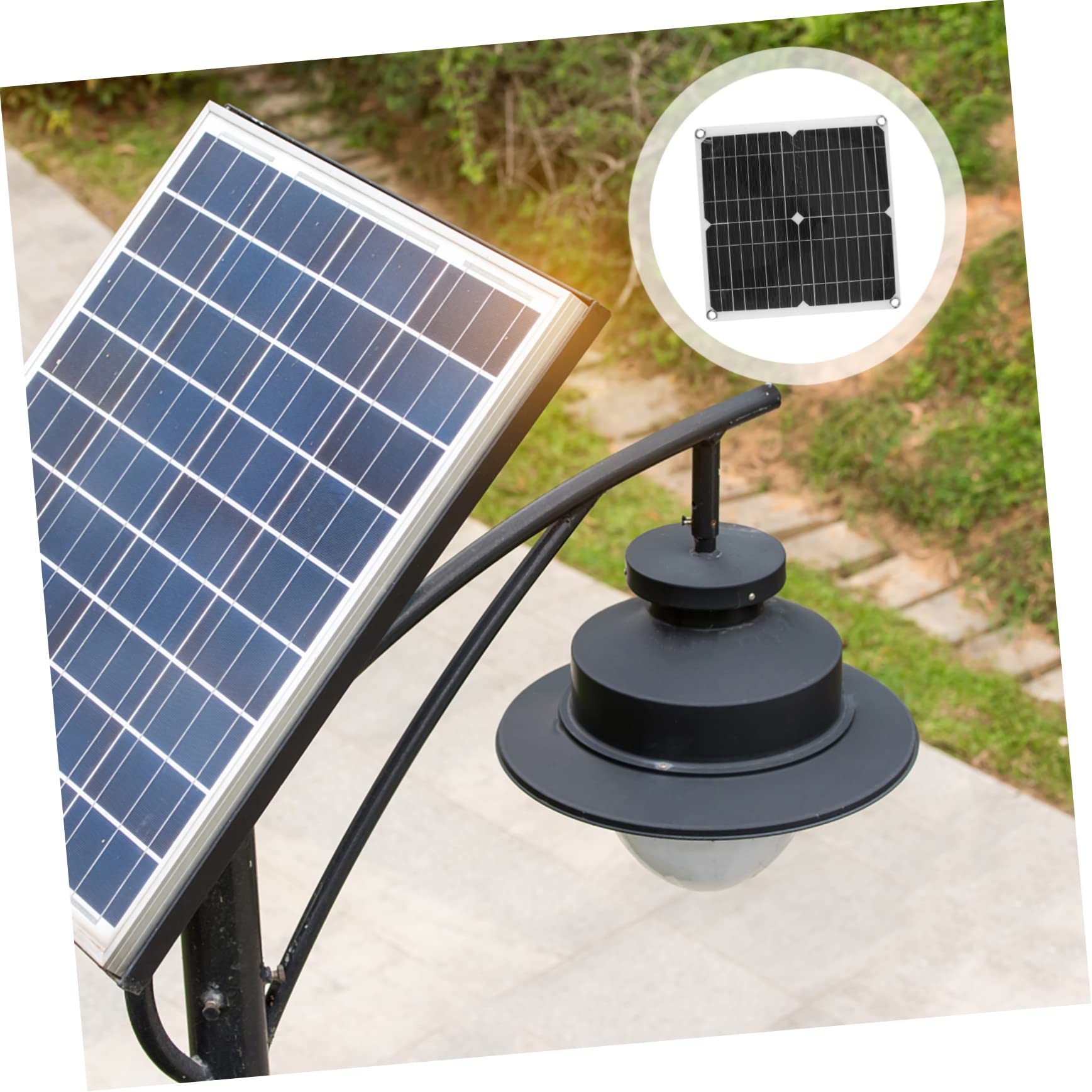 1 Juego Kit de Panel Solar para Carga de Batería Fuente de Energía de Emergencia para Actividades al Aire Resistente al Agua y Ligero para Camping y