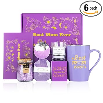 Mothers Day Gifts Ideas Set Birthday Gifts Basket for Mom Women Unique from Daughter Son Best Mom Ever Gifts Box for Wife Grandma Mother in Law Mothers' Day Gifts for Moms Who Have Everything