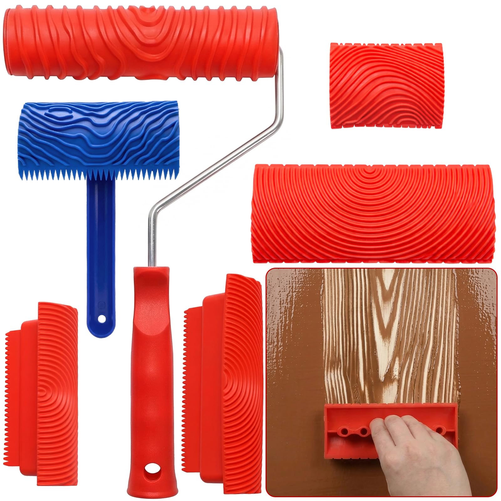 Outil de peinture effet bois DEAYOU pour transformer la décoration de votre chambre