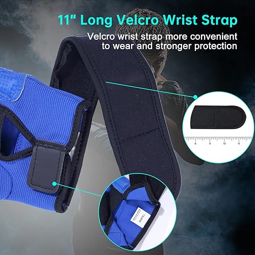 Miniatura 4 de Guantes de boxeo de kickboxing, guantes de MMA para hombres y mujeres, guantes de boxeo de medio dedo, guantes de boxeo para saco de boxeo, guantes