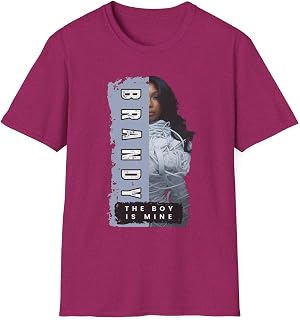 Brandy Retro Diva Graphic Tee – 90s Nostalgic Inspired, Unisex Soft-Style, Music Fan Gift, The Boy is Mine Concert T-Shirt