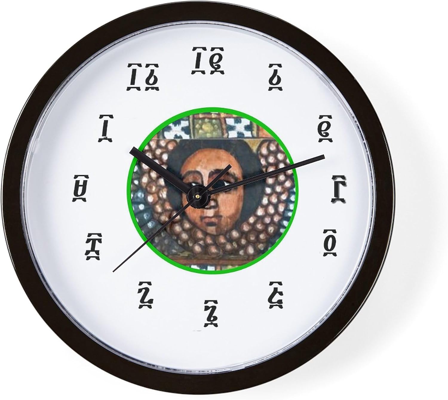 CafePress Ethiopian Orthodox 10" Wall Clock for Livingroom, Kitchen, or Office