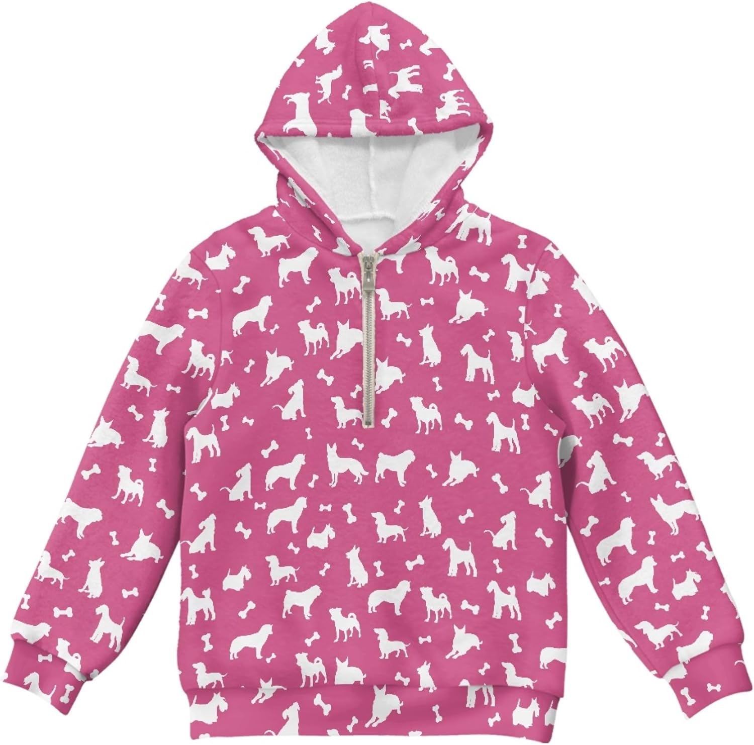 Hawapod Hoodies For Teens Girls Soft Casual Fashion Sweatshirt Vacation Holiday Half Zip Pullover Sweatshirts With Pockets