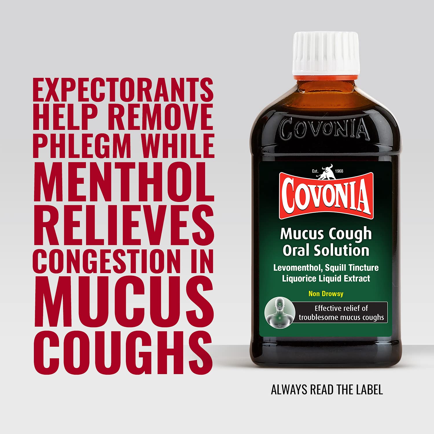 Covonia Mucus Cough Oral Solution for Mucus Cough, Effective Relief Of