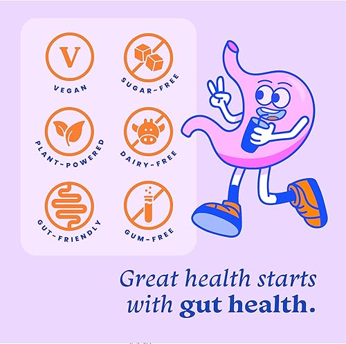 Miniatura 5 de Proteína vegana en polvo con fibra prebiótica, apta para el intestino, bajo FODMAP, sin gluten, sin lácteos, sin goma, sin azúcar, sin soja, 20