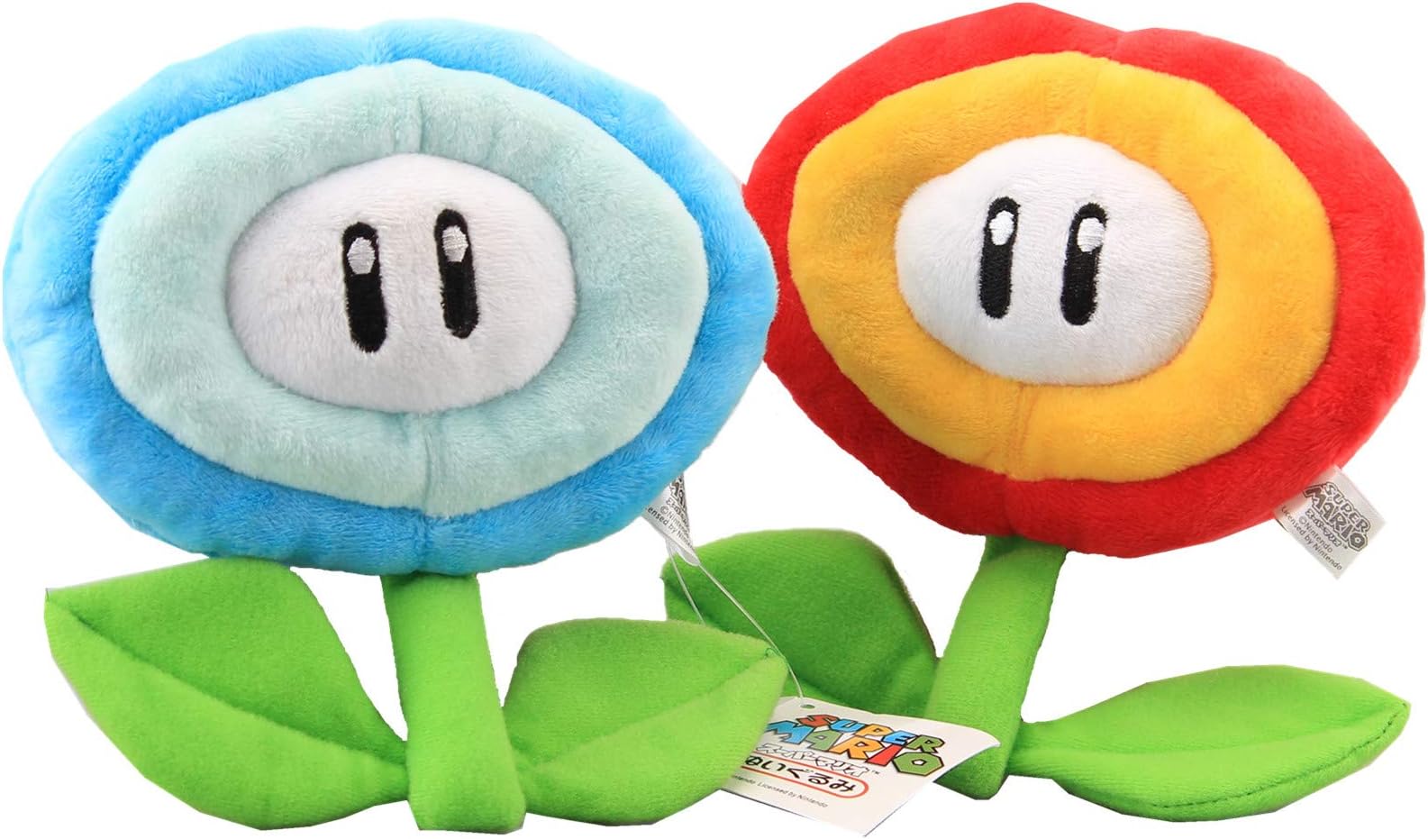 uiuoutoy Fire Flower & Ice Flower Plush 7'' Set of 2 pcs