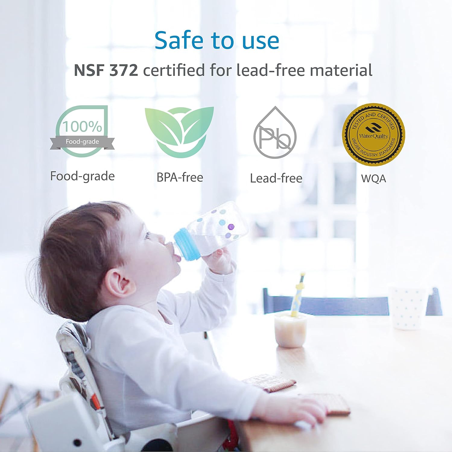 Suреr Sаlе 🛒 AQUACREST OCS2 Under Sink Water Filter, NSF/ANSI 42 Certified, Replacement Cartridge for Everpure OCS2, 2CB5, 2H-L, 2CB-GW, ADC, OW2-Plus, EV9618-02, EV9634-26, EV9634-01, EV9617-05, Aquverse A100