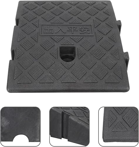 Miniatura 8 de GANAZONO Rampa para silla de ruedas para exteriores, rampa auxiliar para silla de ruedas, almohadilla auxiliar de pendiente, rampa de umbral, rampa