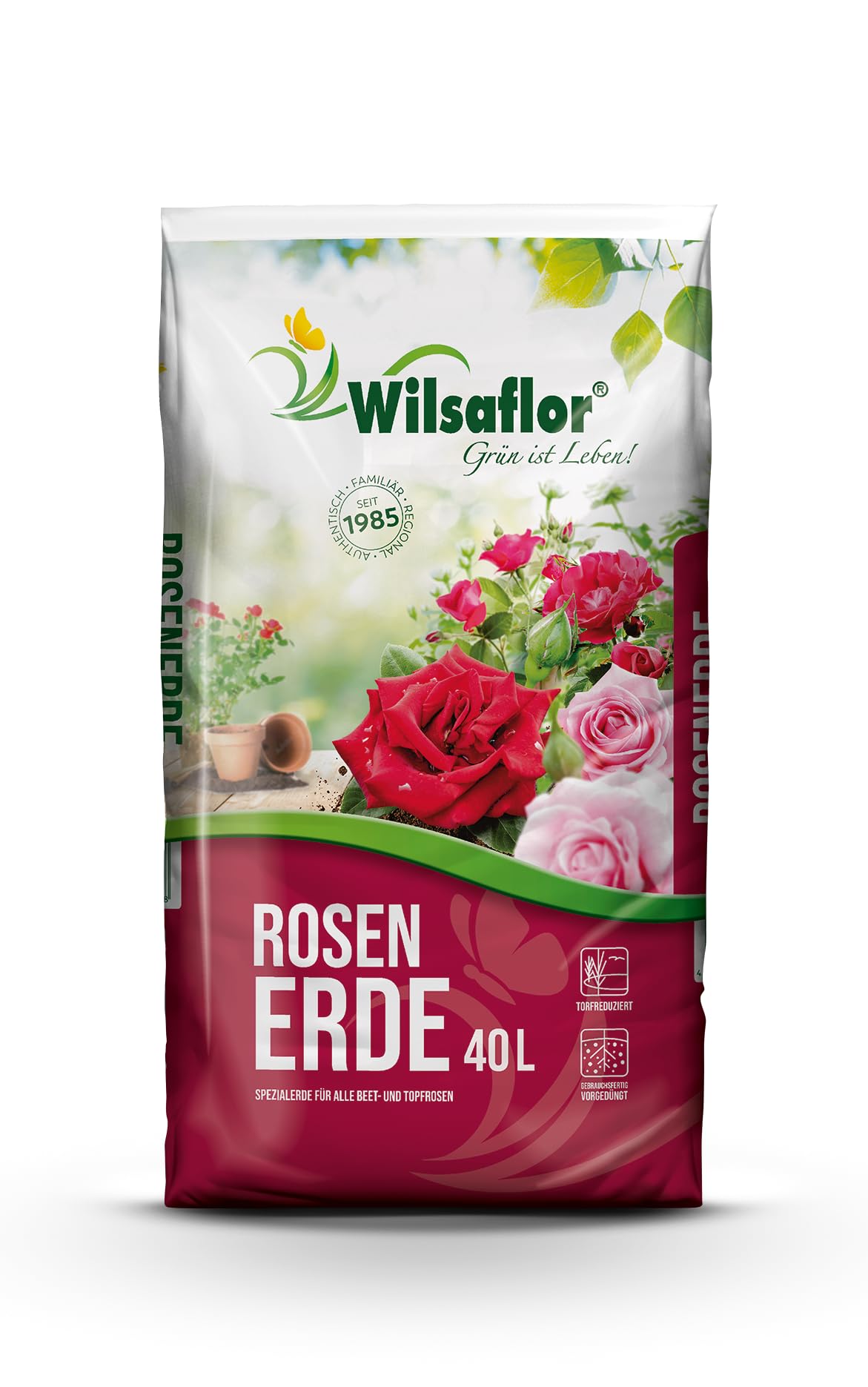 JSM - Wilsaflor® Rosenerde 30 x 40 L auf Palette