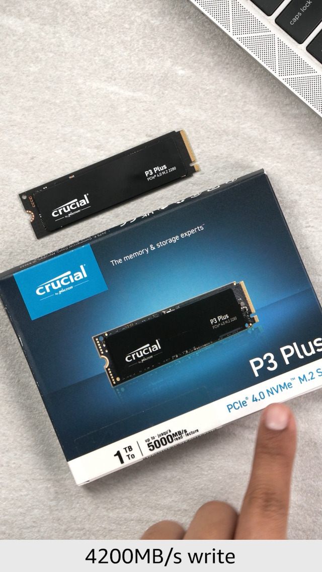 新品】Crucial P3 Plus（TLC版）1TB　NVMe PCIe4.0 Crucial P3 Plus 1TB PCIe 4.0 3D M.2 SSD at ₹ 3800 | Crucial