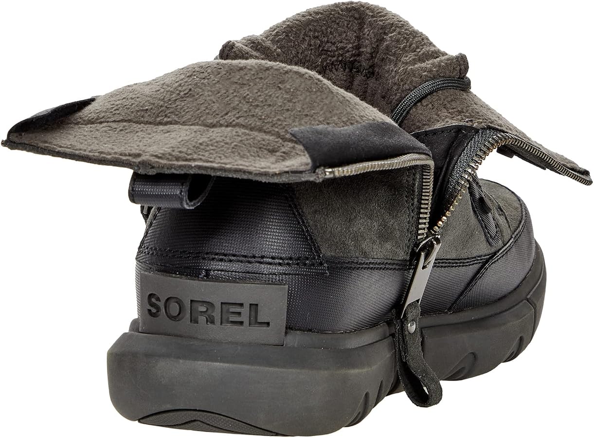 Sorel ExplorerTM Boot Dual Zip Waterproof Black/Jet Men\'s Size 12 NIB Amazon.com | Sorel Explorer™ Boot Dual Zip Waterproof Black  main image 2