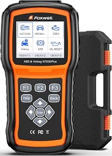 FOXWELL NT630 Plus OBD2 Scanner with ABS and SRS, ABS Auto Bleed Scan Tool Brake Code Reader, Car Scanner Diagnostic Tool Bidirectional Live Data with SAS Oil Check Engine Light Reset, No Subscription