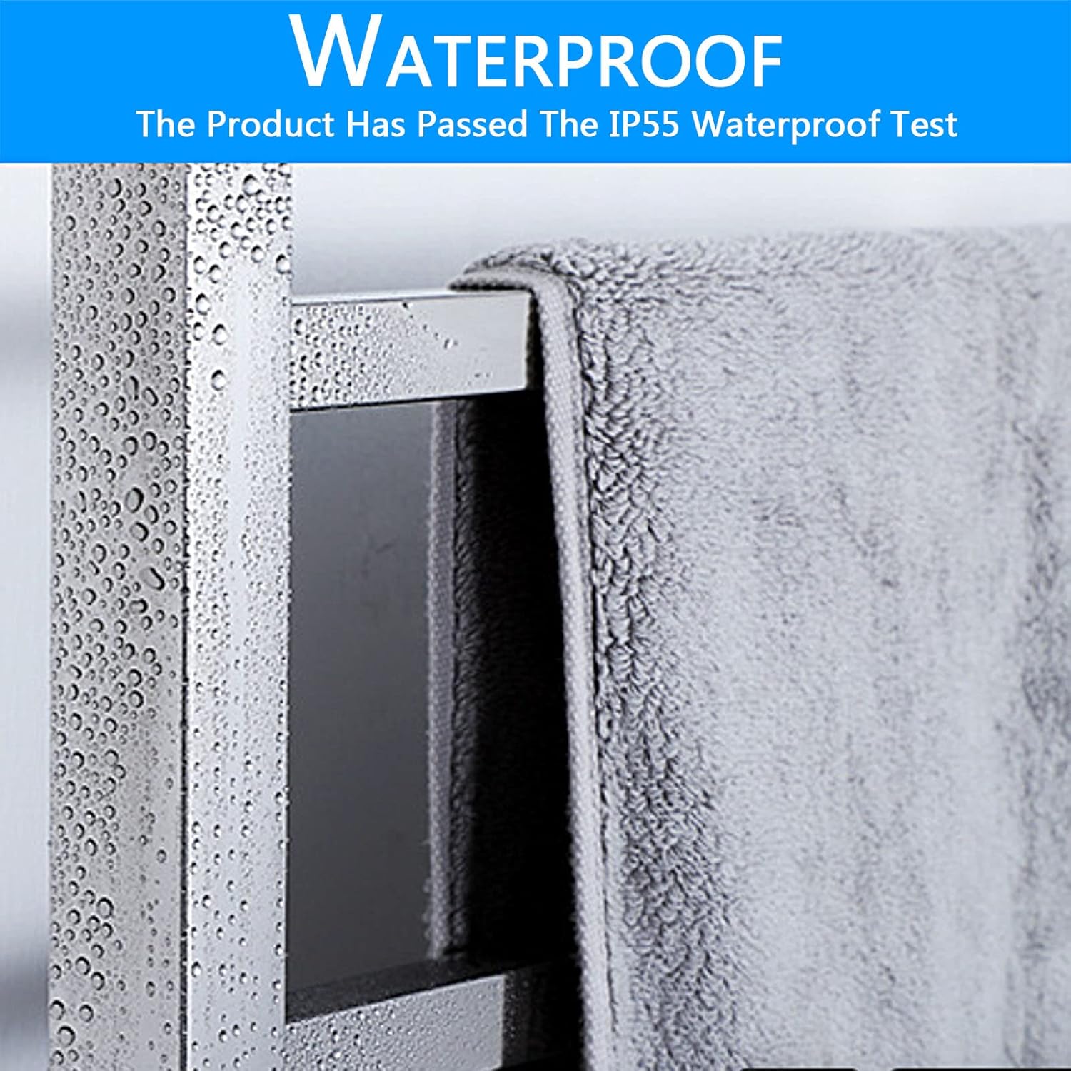 Heated Towel Rack,s for Bathroom,Wall-Mounted 304 Stainless Steel Low Powered with Timer Thermostat,4 Heating Rods,Silver,Hardwired